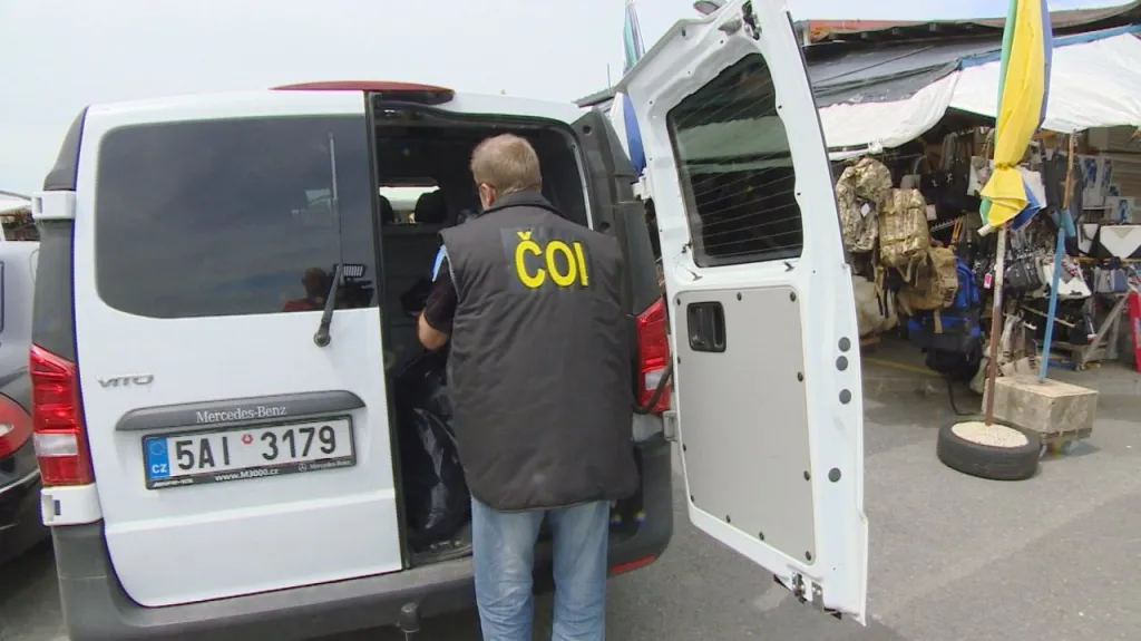 Kontrola ČOI na tržnici