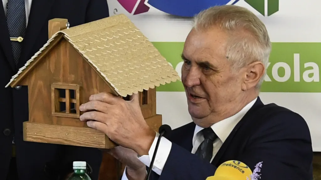 Prezident Miloš Zeman při zahájení školního roku