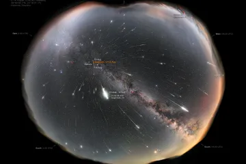 NASA opět ocenila českou fotografii. Snímek Perseid vznikal dva roky