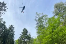 Letecké hašení požáru lesa na Mladoboleslavsku skončilo, oheň se už nešíří