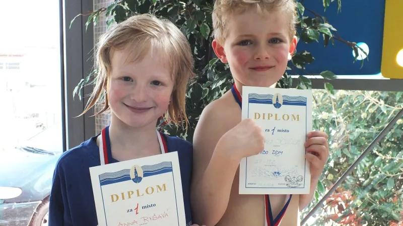 Plavecké závody v Boskovicích