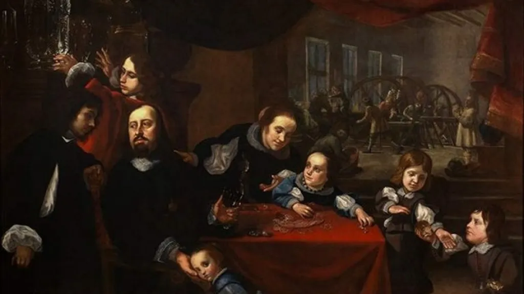 Karel Škréta / Portrét rodiny Dionysia Miseroniho