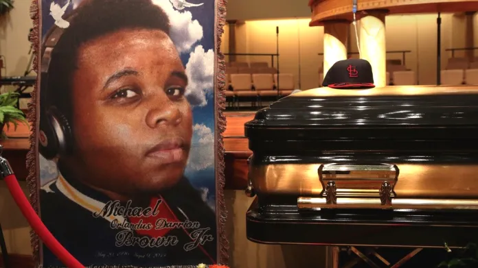 Pohřeb Michaela Browna v St. Louis