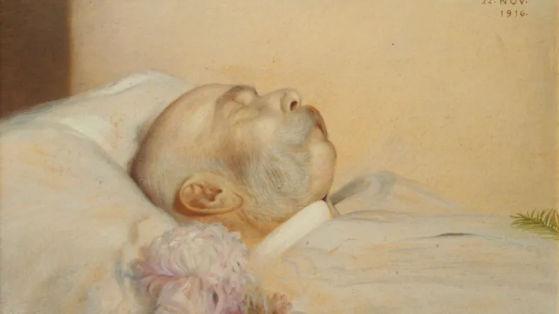 František Josef na smrtelném loži