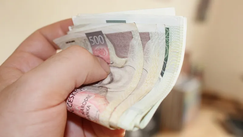 České peníze
