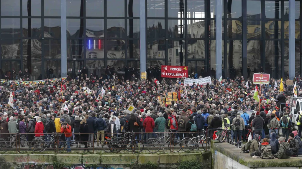 Protest proti stavbě letiště v Nantes