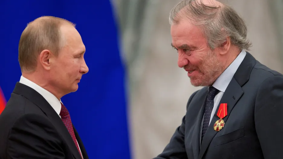 Vladimir Putin a Valerij Gergijev v roce 2016