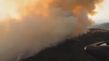 Požáry v jižní Evropě