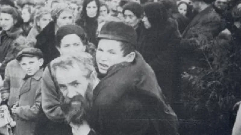 Židé z terezínského rodinného tábora