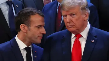Prezidenti Emmanuel Macron a Donald Trump