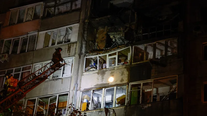 Důsledky ruského pondělního útoku na město Makijivka v Doněcké oblasti