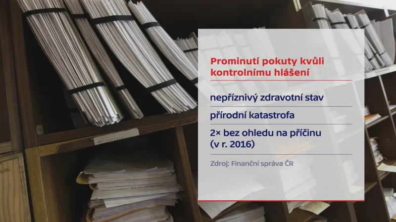 Pokuty za kontrolní hlášení