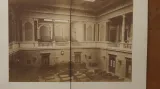 Stavba dnešního sídla Ústavního soudu na historické fotografii