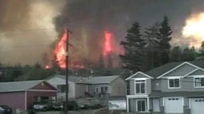 Požár v Kanadě