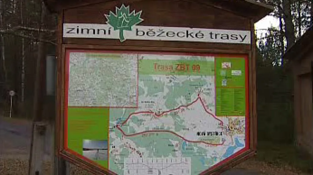 \"Zimní\" běžecké trasy