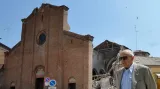 Kostel v Mirandole poškozený zemětřesením