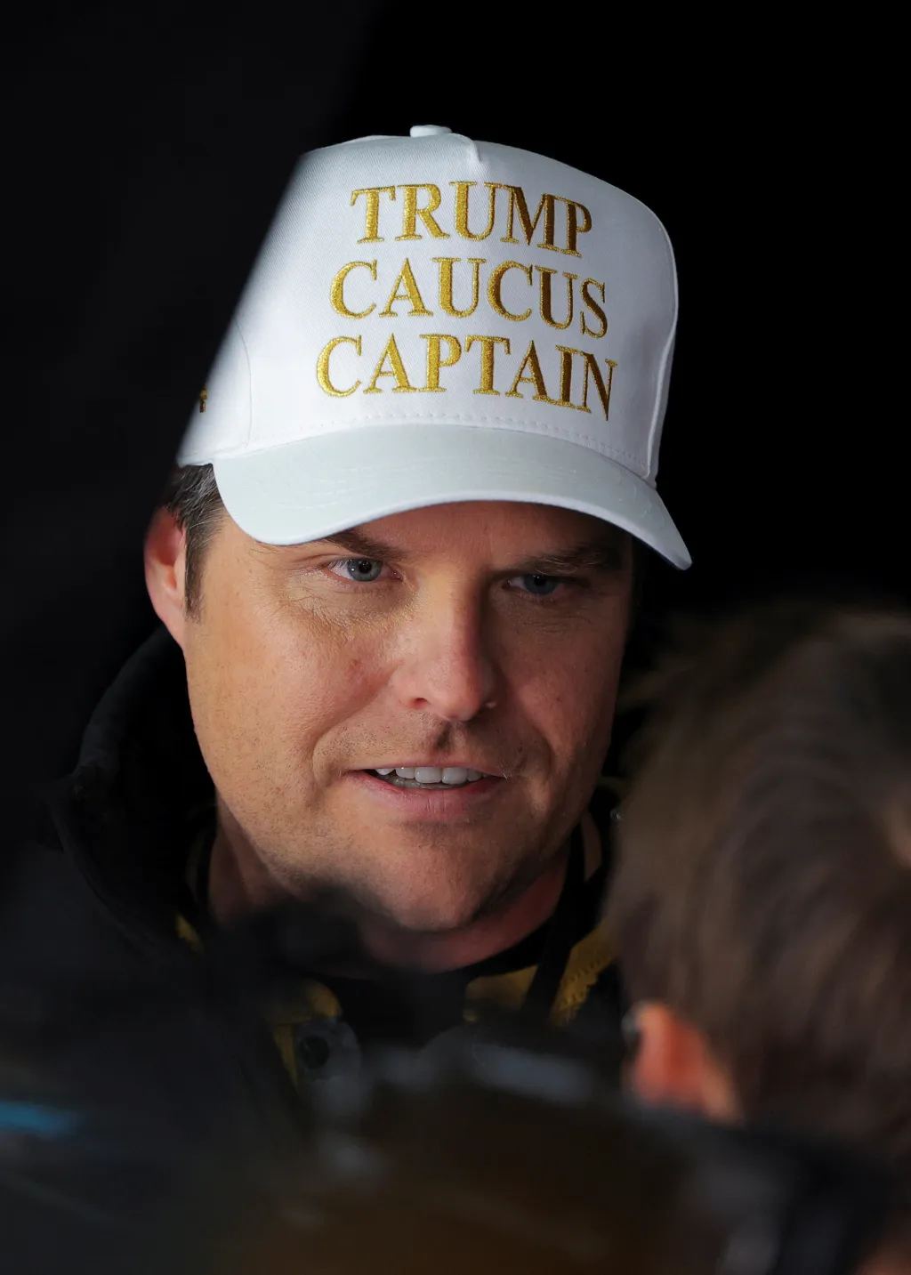 Svoji podporu Donaldu Trumpovi dorazil vyjádřit například člen Sněmovny reprezentantů Matt Gaetz