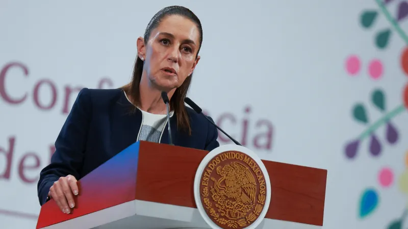 Mexická prezidentka Claudia Sheinbaumová