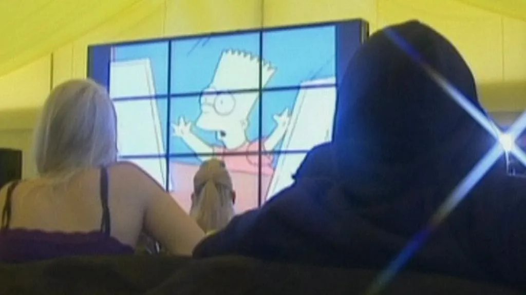 Divácký maratón ve sledování seriálu Simpsonovi