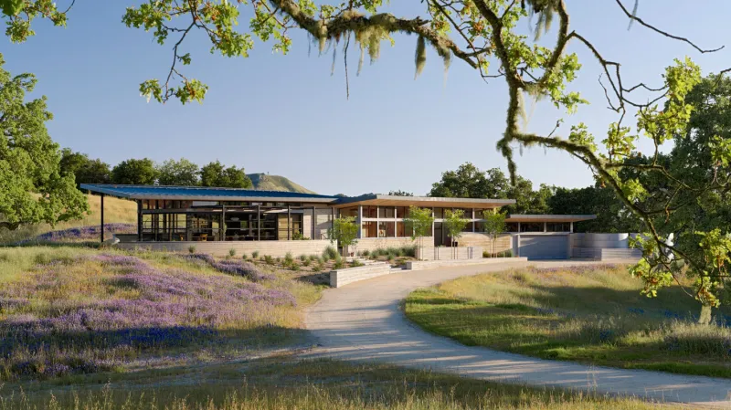 Dům, v němž se točil snímek Malcolm a Marie