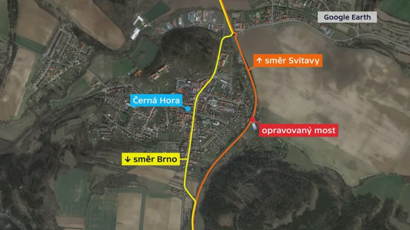 Most na obchvatu Černé Hory