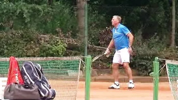 Mirek Topolánek na tenise