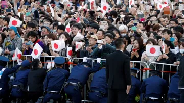 Slavnostní průvod u příležitosti uvedení na trůn nového japonského císaře