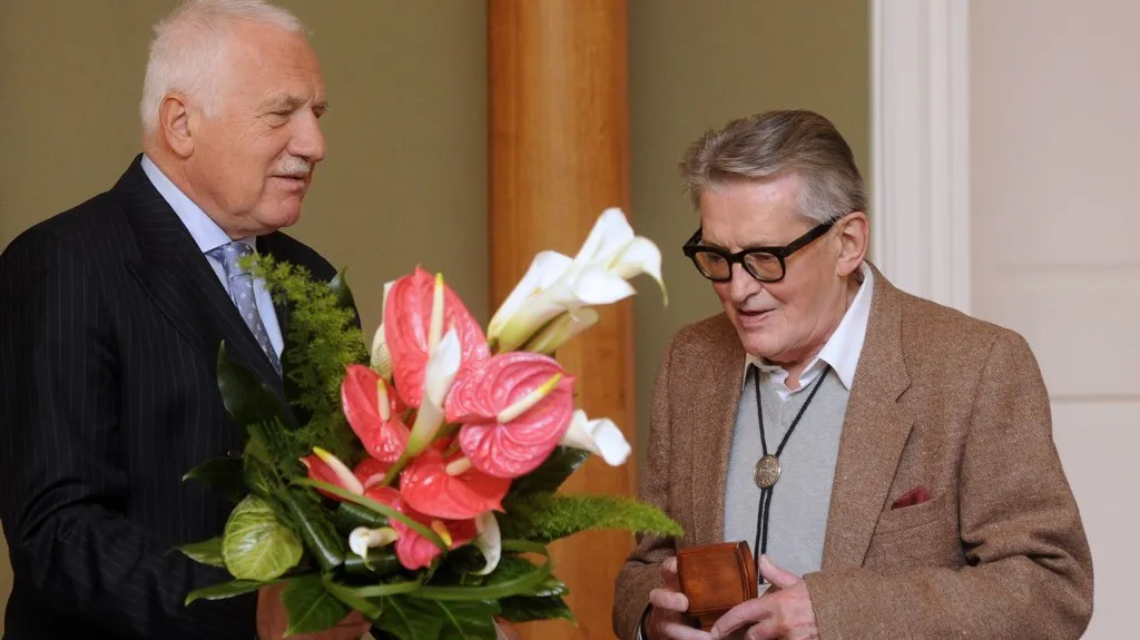 Václav Klaus a Vojtěch Jasný