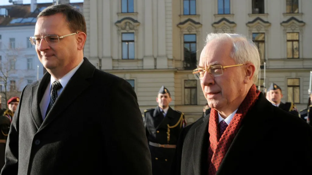 Petr Nečas a Mykola Azarov