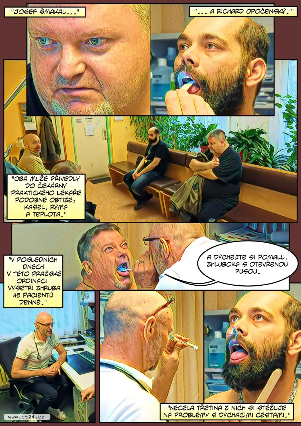 Přibývá pacientů s akutními záněty dýchacích cest