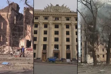 Z tří měst, kde žily před válkou miliony lidí, jsou ruiny