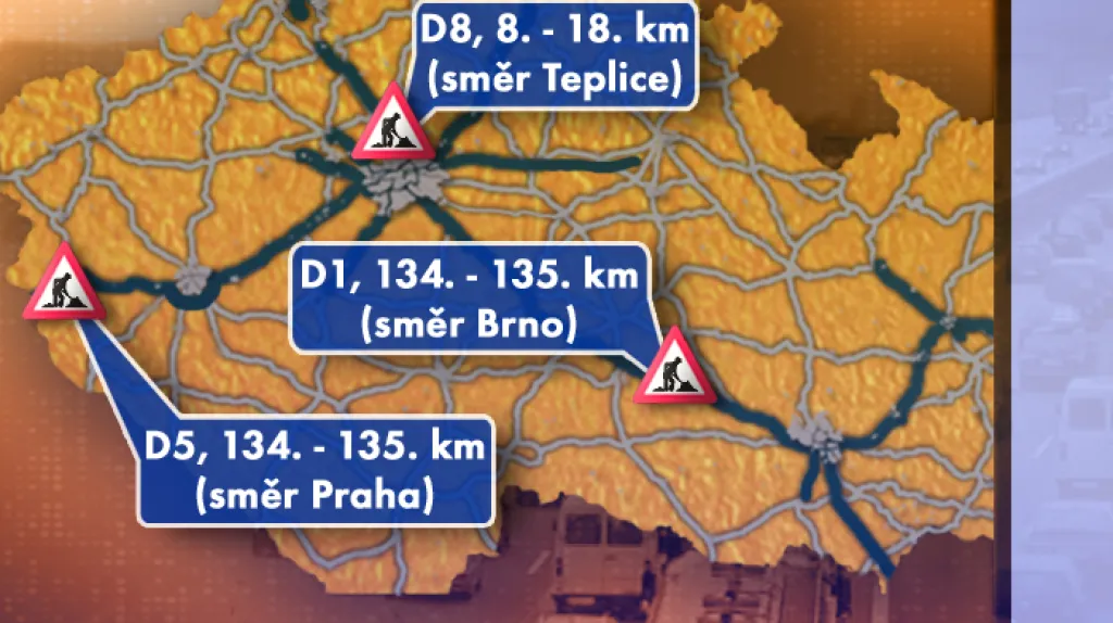 Dopravní situace v úterý 29. 7. 2008