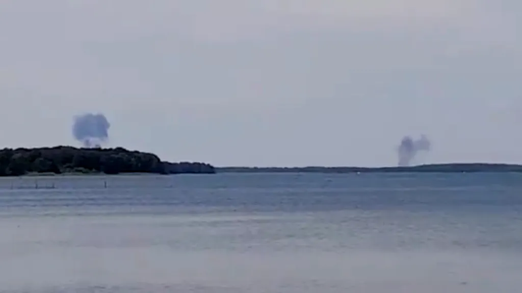 Nehoda stíhaček v Německu