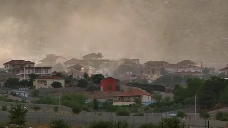 Albánská vesnice Lazarat