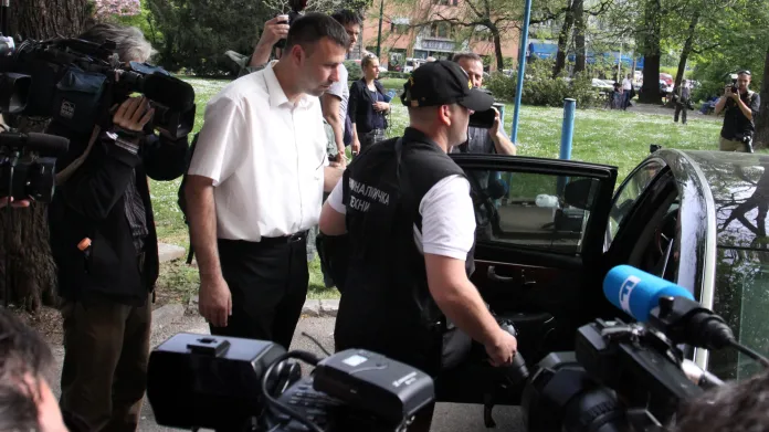 Policie prohledává auto Živka Budimira
