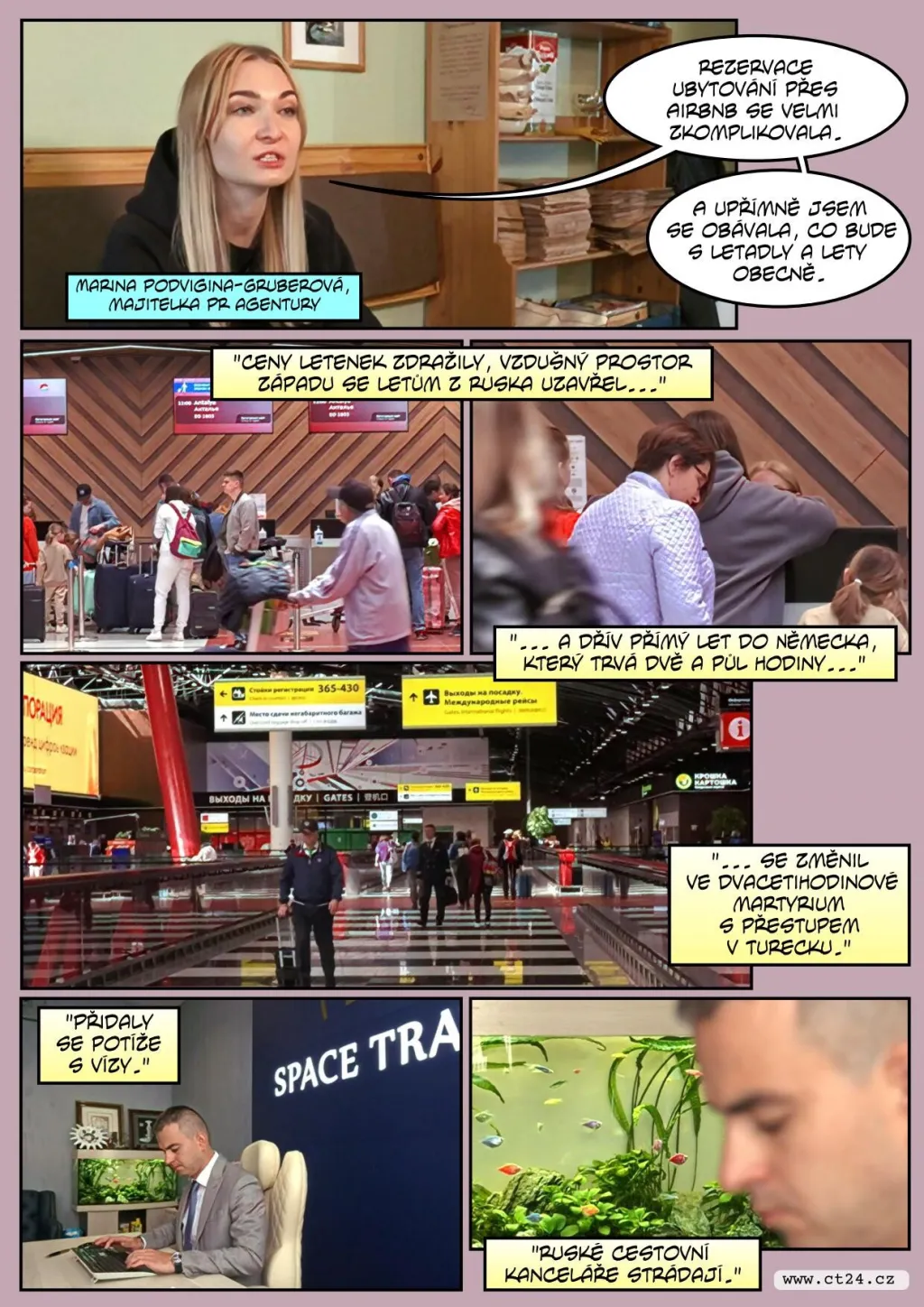 Sankce začínají Rusům komplikovat život