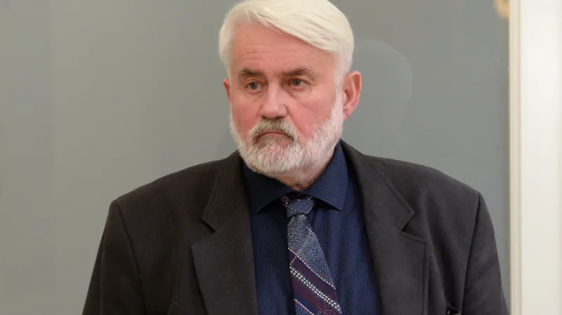 Obžalovaný architekt Dalibor Dubový u Městského soudu v Praze