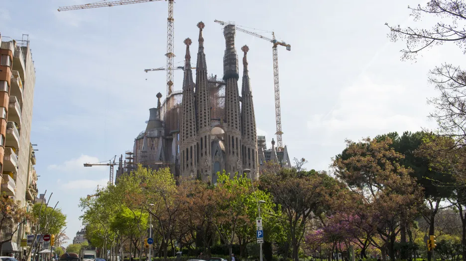 Sagrada familia v Barceloně
