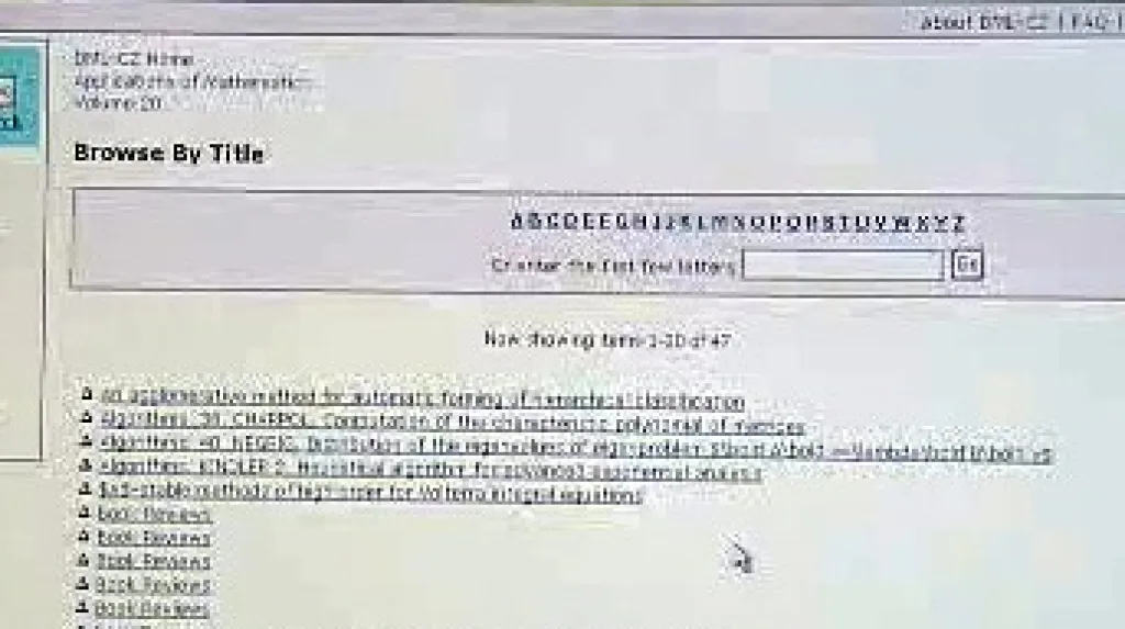 Česká digitální matematická knihovna