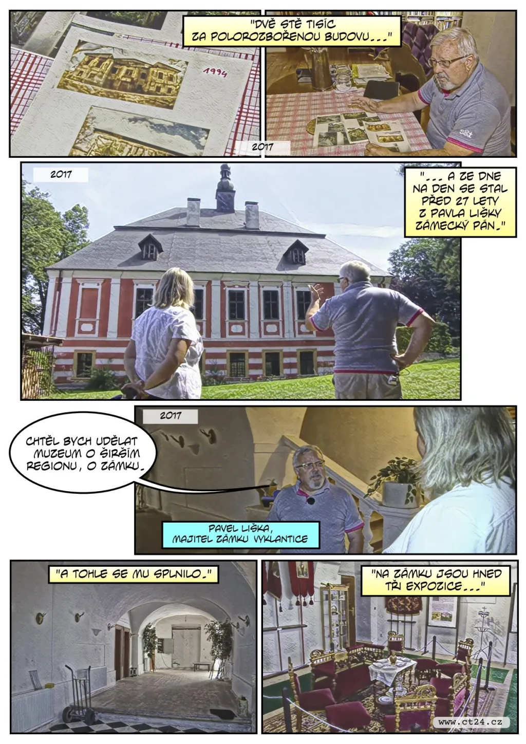 Po letech oprav majitel zámek prodává