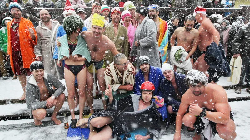 Setkání otužilců ve Vimperku