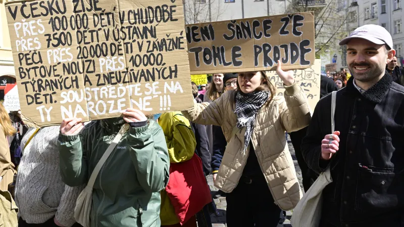 Demonstrace na podporu ženských a obecně lidských práv nazvaná Praha je feministická!, 11. dubna 2026, Praha