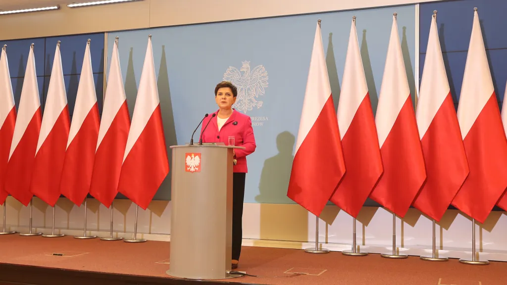 Polská premiérka Beata Szydlová
