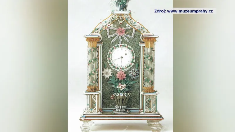 Hodiny, jejichž repliku chce vytvořit sklářka Musílková