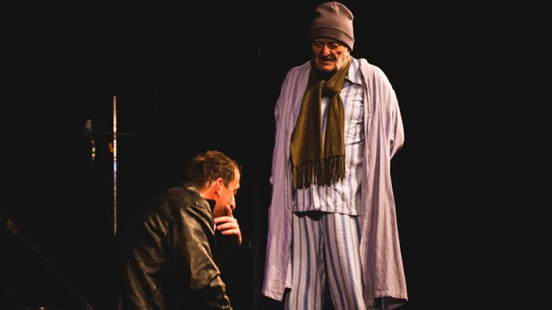 Martin Hofmann s Milanem Lasicou ve hře Minus dva