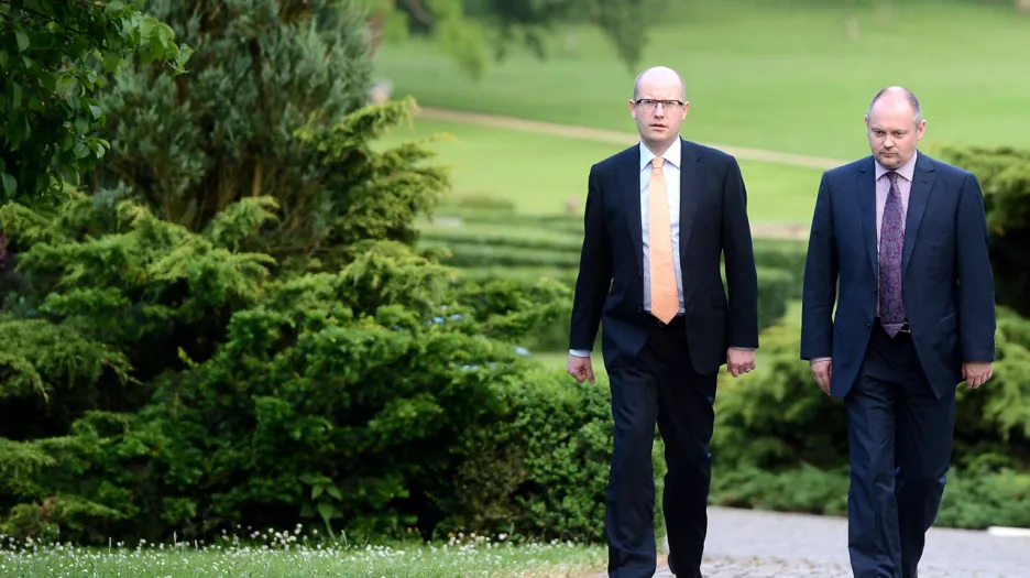 Bohuslav Sobotka a Michal Hašek