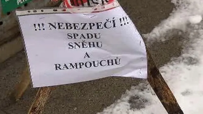 Pozor na sníh