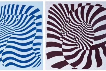 Na zebrách Victora Vasarelyho přechází zrak