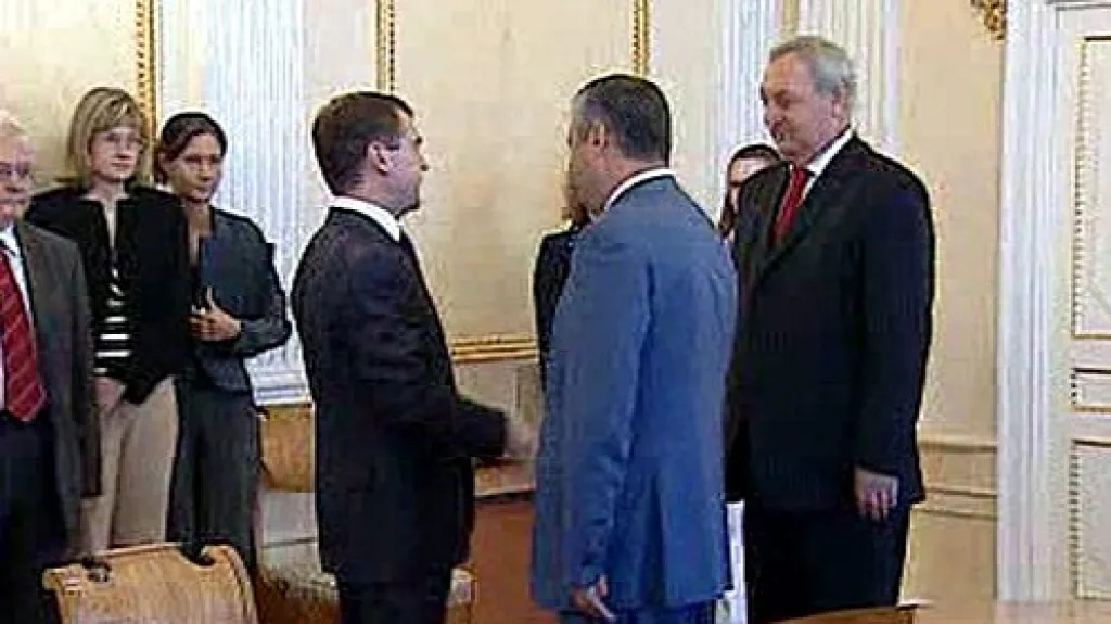 Dmitrij Medveděv, Eduard Kokojev a Sergej Bagapš