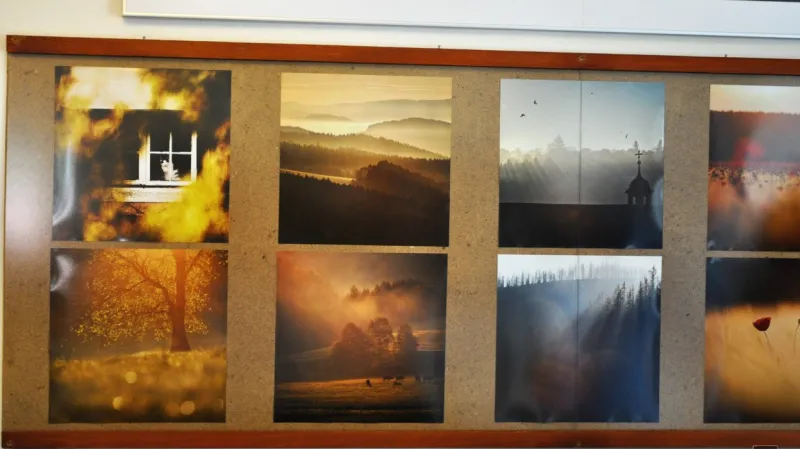 Z vernisáže výstavy Marty Černické